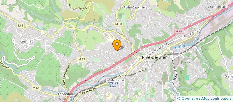localisation de l'entreprise MONSIEUR GILLES BARLERIN à RIVE-DE-GIER