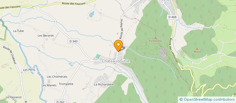 localisation de l'entreprise MONSIEUR GILLES BARLET à CHATEAUDOUBLE