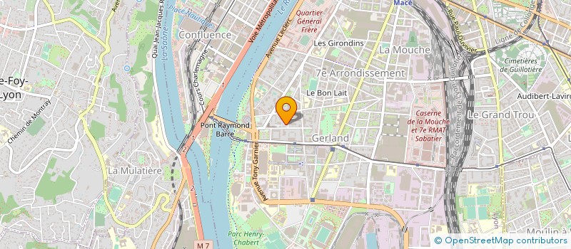 localisation de l'entreprise MONSIEUR GILLES BARRAL à LYON