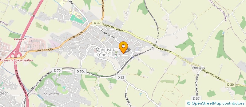 localisation de l'entreprise MONSIEUR GILLES BARTHE  MONTASTRUC LA CONSEILLERE