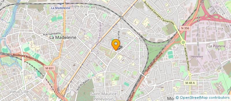 localisation de l'entreprise MONSIEUR GILLES BATAILLE  LILLE