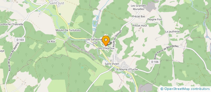 localisation de l'entreprise MONSIEUR GILLES BATARD à BRANTOME EN PERIGORD