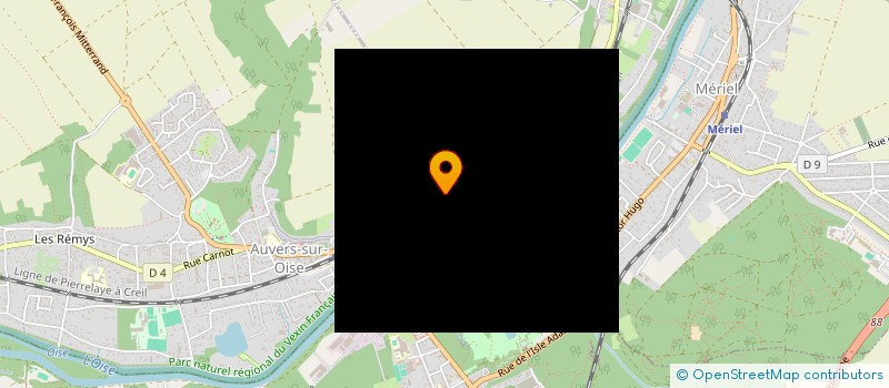 localisation de l'entreprise MONSIEUR GILLES BAUDOUIN  AUVERS-SUR-OISE