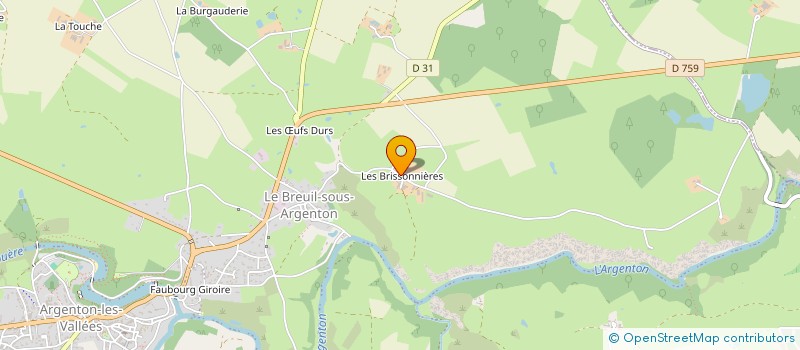 localisation de l'entreprise MONSIEUR GILLES BAUDRY à ARGENTONNAY