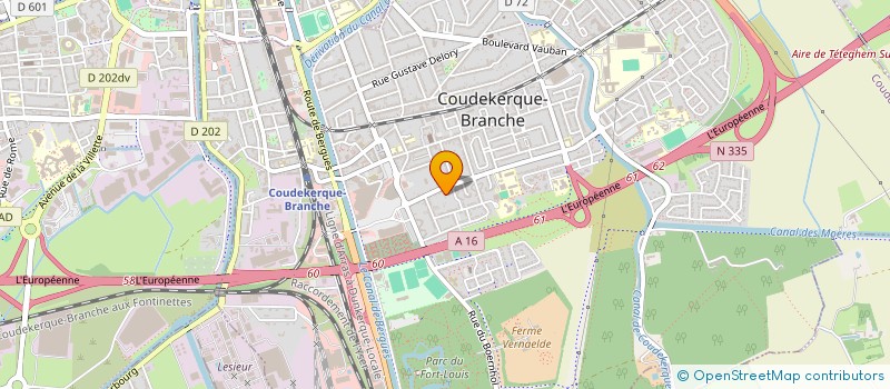localisation de l'entreprise MONSIEUR GILLES BAUTHIAN à COUDEKERQUE-BRANCHE
