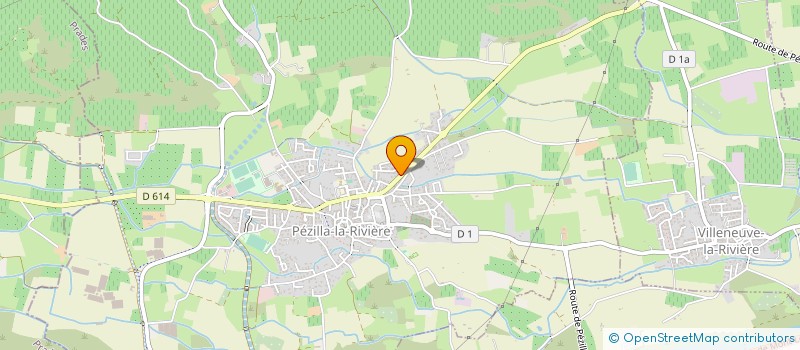 localisation de l'entreprise MONSIEUR GILLES BAUX  PEZILLA-LA-RIVIERE