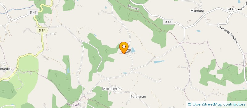 localisation de l'entreprise MONSIEUR GILLES BAVAY  MOULAYRES