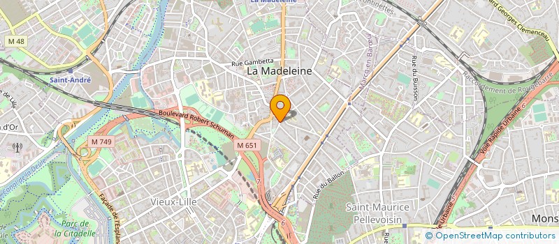 localisation de l'entreprise MONSIEUR GILLES BEAUCAIRE à LA MADELEINE
