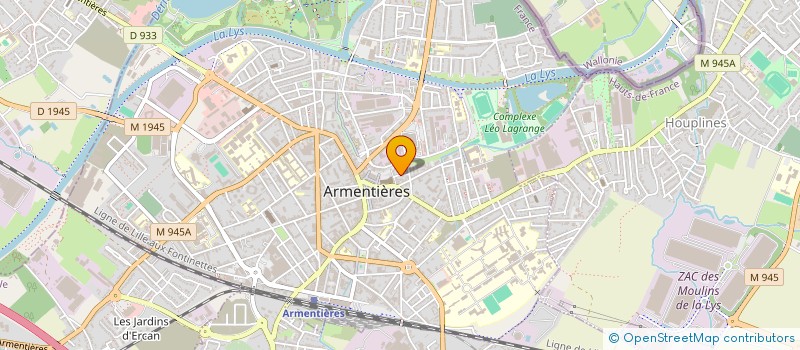 localisation de l'entreprise MONSIEUR GILLES BEAUGRAND à ARMENTIERES