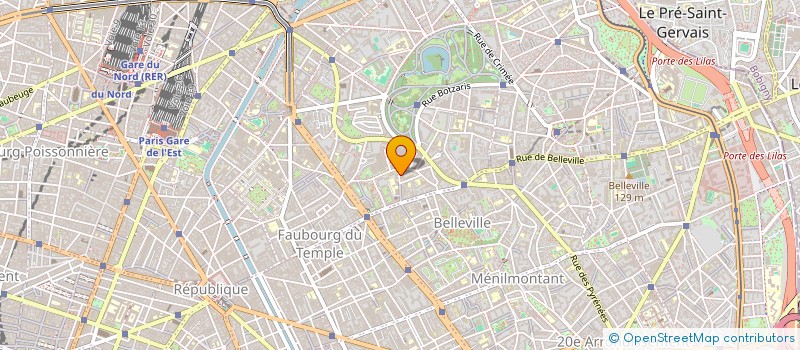 localisation de l'entreprise MONSIEUR GILLES BEAUJARD  PARIS