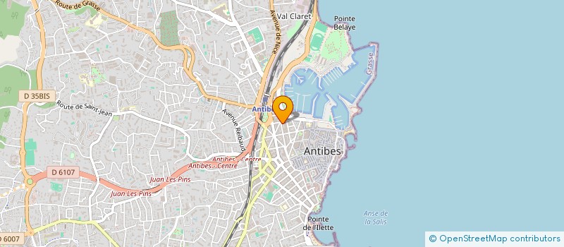 localisation de l'entreprise MONSIEUR GILLES BEAUMONT à ANTIBES