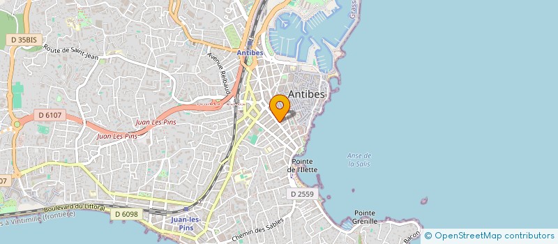localisation de l'entreprise MONSIEUR GILLES BEAUVISAGE  ANTIBES