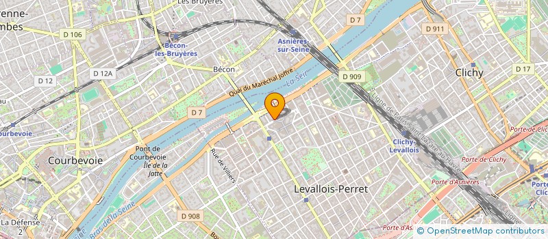 localisation de l'entreprise MONSIEUR GILLES BEDEL à LEVALLOIS-PERRET