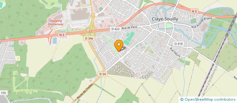 localisation de l'entreprise MONSIEUR GILLES BELHADROUF  CLAYE-SOUILLY