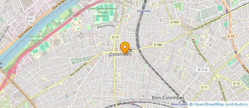 localisation de l'entreprise MONSIEUR GILLES BELHASSEN à COLOMBES