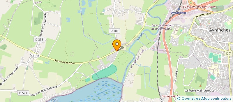 localisation de l'entreprise MONSIEUR GILLES BELLAIZE  MARCEY-LES-GREVES