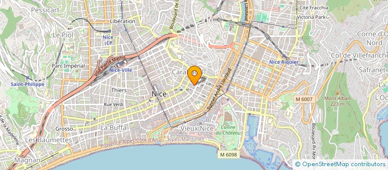 localisation de l'entreprise MONSIEUR GILLES BELLITY à NICE