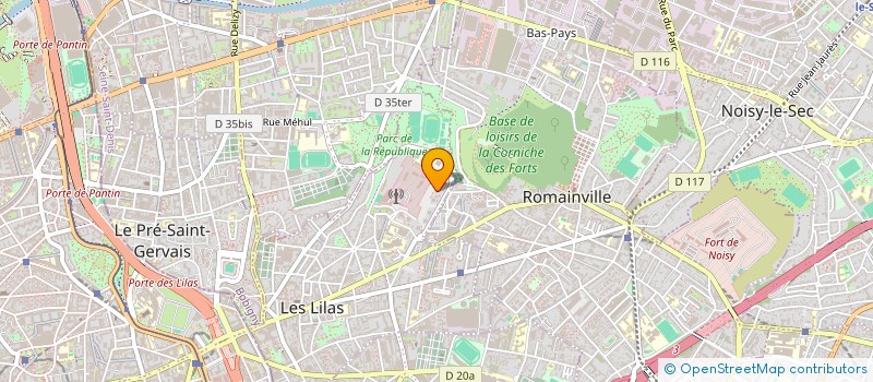 localisation de l'entreprise MONSIEUR GILLES BEN AYOUN à LES LILAS