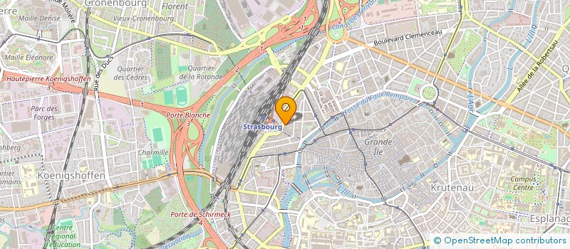 localisation de l'entreprise MONSIEUR GILLES BERGOT à STRASBOURG