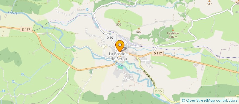 localisation de l'entreprise MONSIEUR GILLES BERNARD à LA BASTIDE-DE-SEROU
