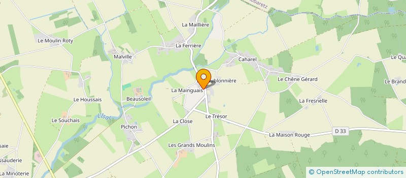 localisation de l'entreprise MONSIEUR GILLES BERNARD à MONTAIGU-VENDEE