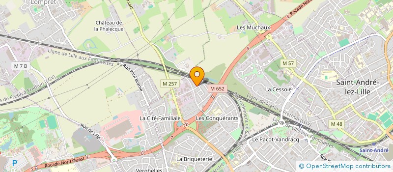 localisation de l'entreprise MONSIEUR GILLES BERNARD à LAMBERSART