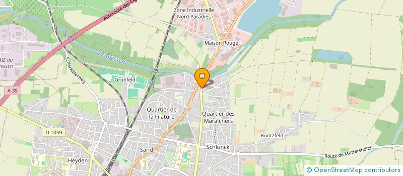 localisation de l'entreprise MONSIEUR GILLES BERNHARD  SELESTAT
