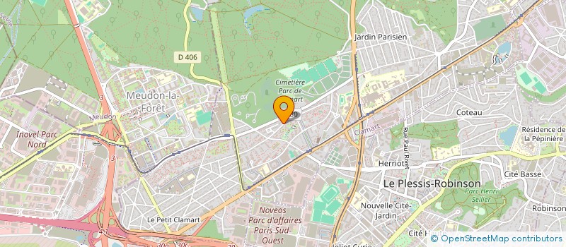 localisation de l'entreprise MONSIEUR GILLES BERQUET à CLAMART