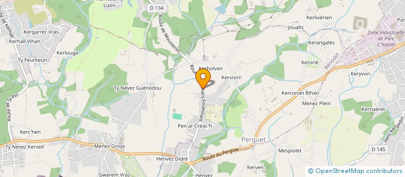 localisation de l'entreprise MONSIEUR GILLES BERRIET  BENODET