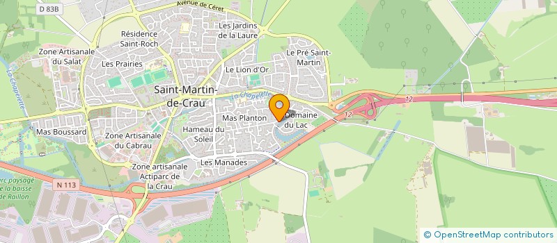 localisation de l'entreprise MONSIEUR GILLES BERTET à SAINT-MARTIN-DE-CRAU