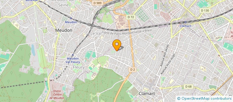 localisation de l'entreprise MONSIEUR GILLES BERTHAULT à CLAMART