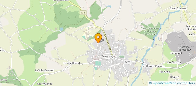 localisation de l'entreprise MONSIEUR GILLES BERTHELOT  QUESSOY