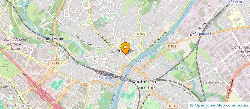 localisation de l'entreprise MONSIEUR GILLES BERTHIER  PONTOISE