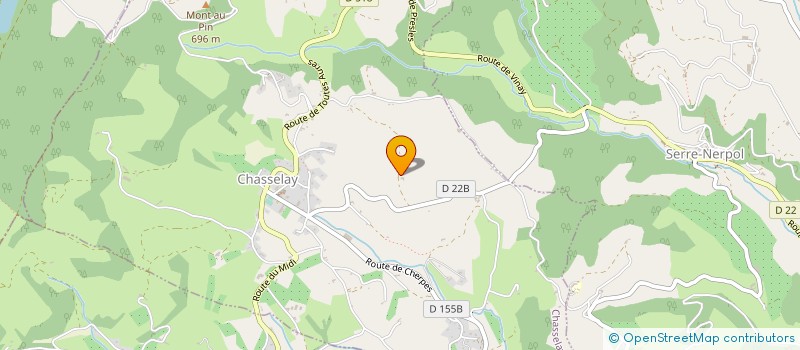 localisation de l'entreprise MONSIEUR GILLES BERTHOMIEU  CHASSELAY