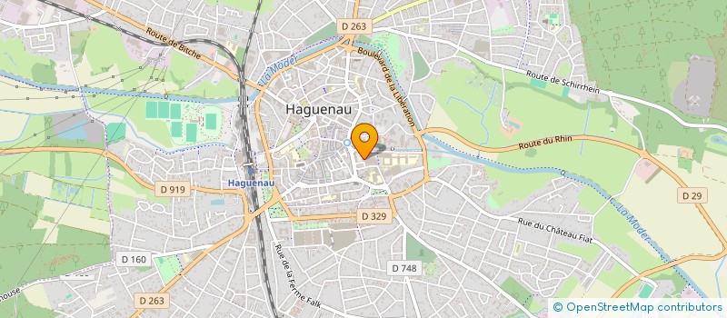 localisation de l'entreprise MONSIEUR GILLES BERTIN à HAGUENAU