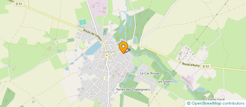 localisation de l'entreprise MONSIEUR GILLES BERTON à COULLONS