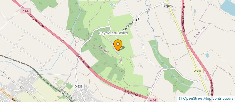 localisation de l'entreprise MONSIEUR GILLES BERTRAND  BEYRIE-EN-BEARN