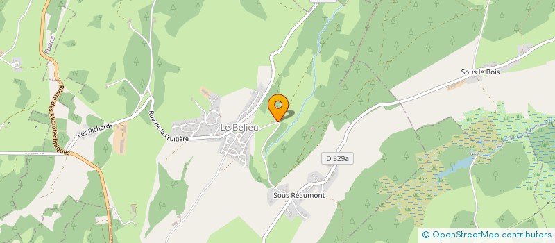 localisation de l'entreprise MONSIEUR GILLES BESSOT  LE BELIEU