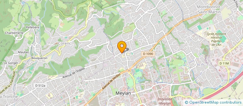 localisation de l'entreprise MONSIEUR GILLES BEZET à MEYLAN