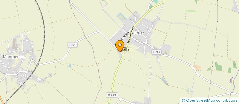 localisation de l'entreprise MONSIEUR GILLES BIGAY  EFFIAT