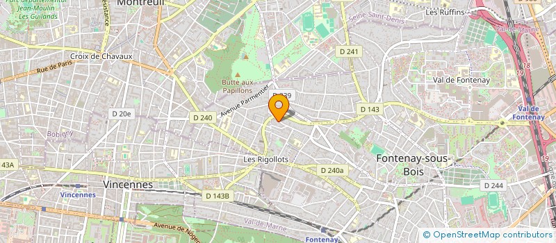 localisation de l'entreprise MONSIEUR GILLES BILLIAN à FONTENAY-SOUS-BOIS