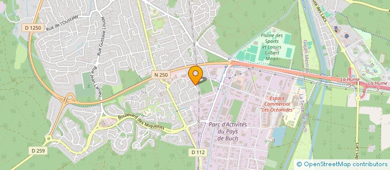 localisation de l'entreprise MONSIEUR GILLES BILLY à LA TESTE-DE-BUCH