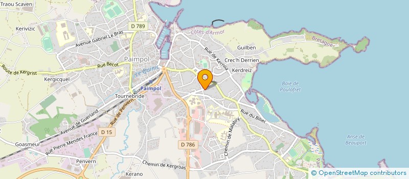 localisation de l'entreprise MONSIEUR GILLES BIZET  PAIMPOL