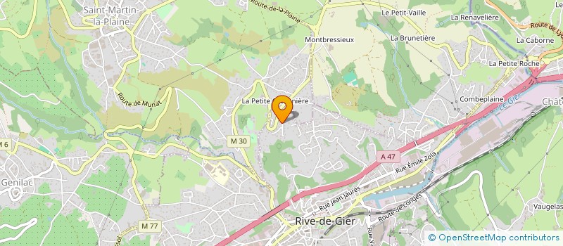 localisation de l'entreprise MONSIEUR GILLES BLANC à RIVE-DE-GIER