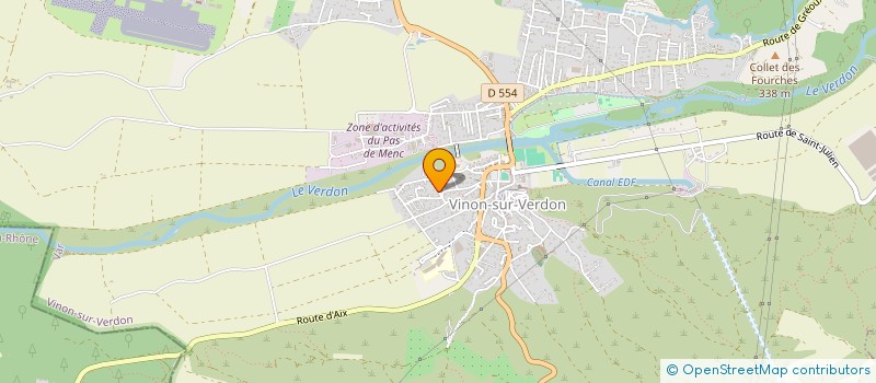 localisation de l'entreprise MONSIEUR GILLES BLANCHARD à VINON-SUR-VERDON