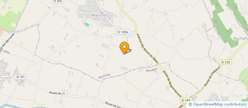 localisation de l'entreprise MONSIEUR GILLES BLANCHARD  MARCHES