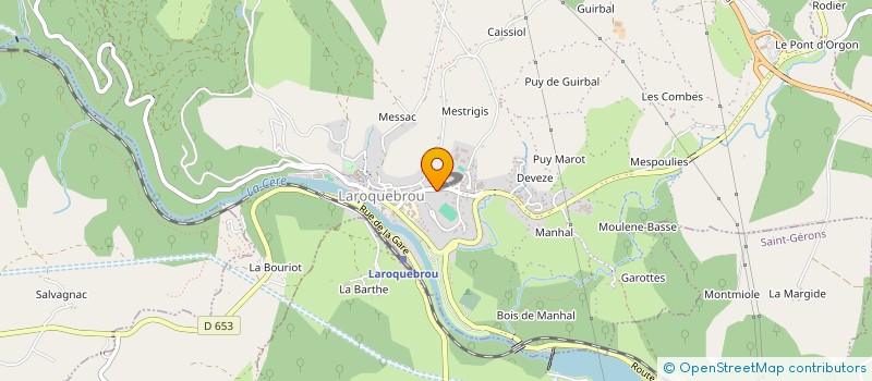 localisation de l'entreprise MONSIEUR GILLES BLANCHER à LAROQUEBROU