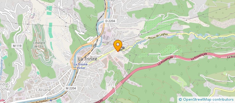 localisation de l'entreprise MONSIEUR GILLES BLANCHI à LA TRINITE