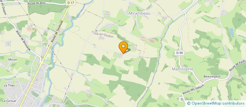 localisation de l'entreprise MONSIEUR GILLES BLEHAUT  L'ISLE-EN-DODON