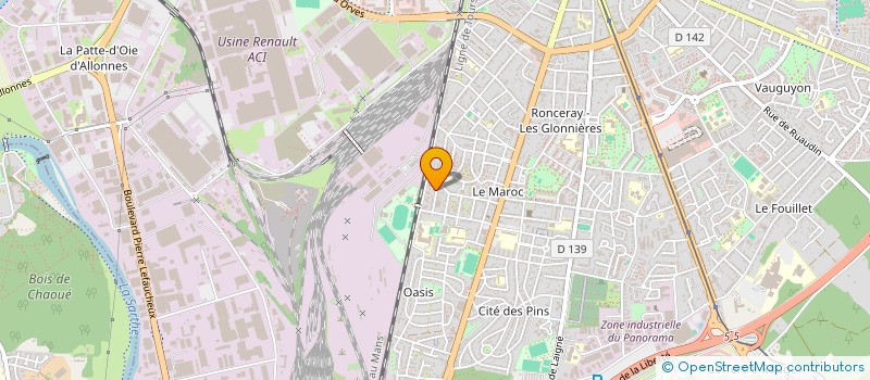 localisation de l'entreprise MONSIEUR GILLES BLIN  LE MANS